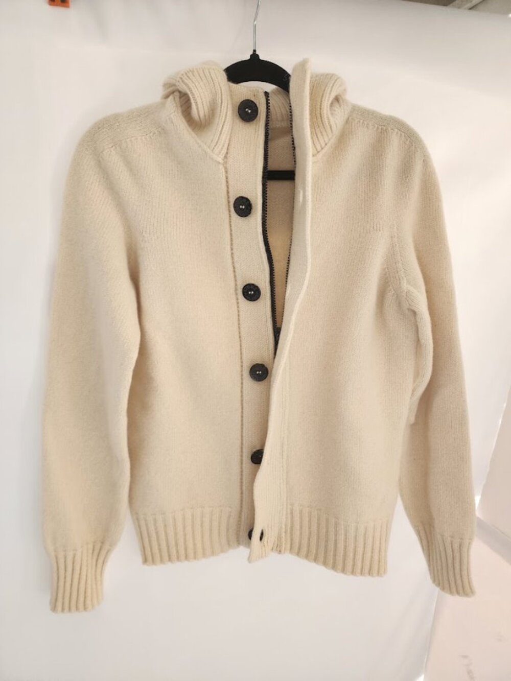 Men’s Stone Island Hoodie Cardigan – Stone – Size XS